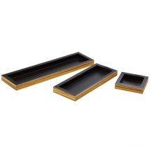 3PCS in One Wooden Tray Set for Home Decoration